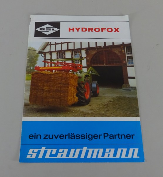 Prospekt / Broschüre Strautmann Siloschneider Hydrofox HN bis HV-G