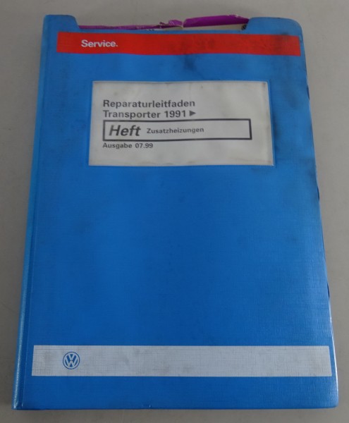 Werkstatthandbuch VW Bus / Caravelle / Transporter T4 Zusatzheizung ab 1991