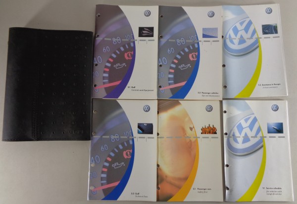 Owner's Manual / Handbook + wallet VW Golf IV / 4 from 05/2001