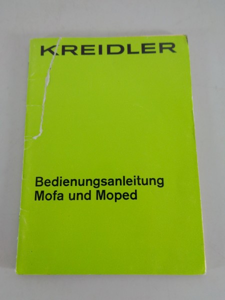 Betriebsanleitung / Handbuch Kreidler Mofa & Moped MF / MP Stand 04/1972