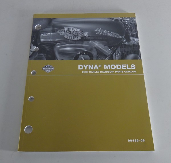 Parts catalog / Spare parts list Harley Davidson Dyna Models 2009 from 08/2008