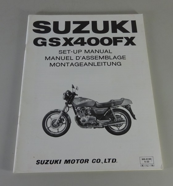 Montageanleitung / Set Up Manual Suzuki GSX 400 FX von 05/1981
