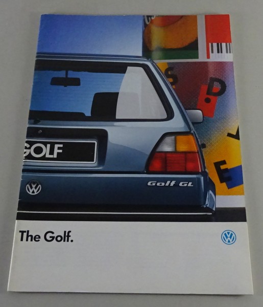 Prospect / Brochure VW Golf 2 / II Typ 19E/1G1 GL from 01/1988