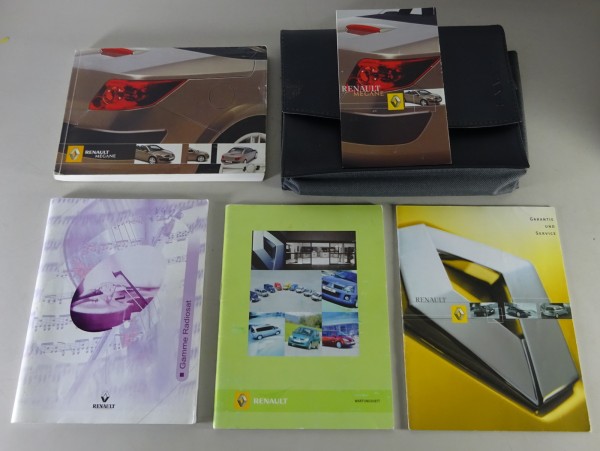 Bordmappe mit Betriebsanleitung Renault Megane II Cabriolet Stand 02/2005