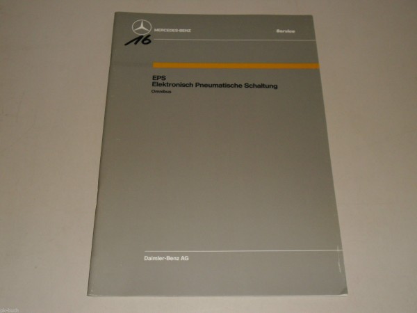 Werkstatthandbuch Mercedes Benz Omnibus EPS Elektronisch Pneumatische Schaltung