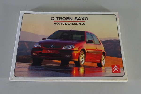 Betriebsanleitung / Handbuch Citroen Saxo Stand 08/1999