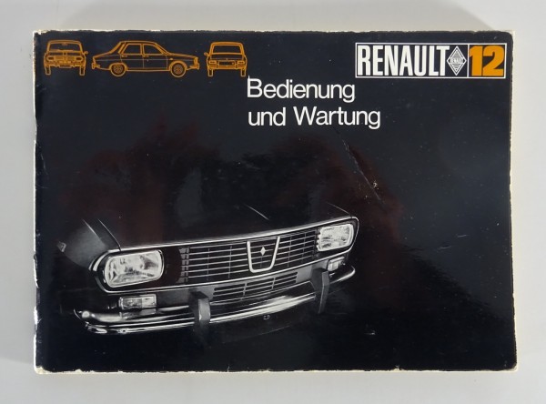 Betriebsanleitung Renault R12 Typ R1170 Stand 07/1969