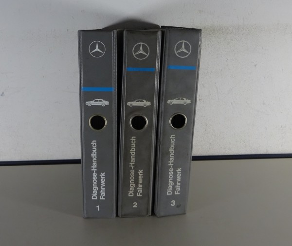 Werkstatthandbuch Fahrwerk Mercedes W140, W210, W202, SL R129 Band 1-3