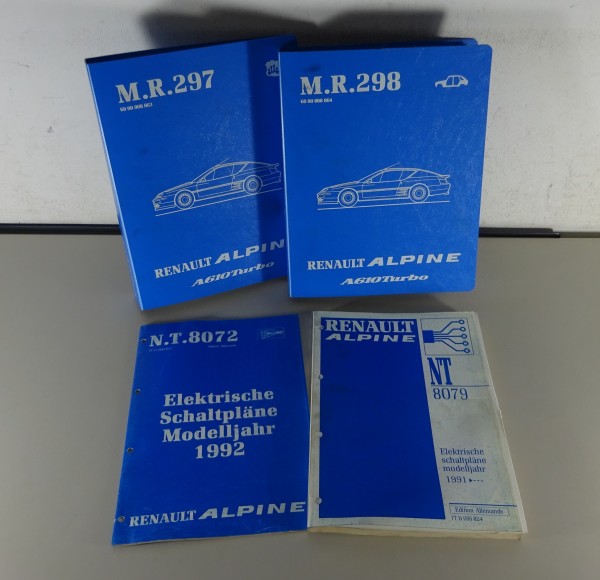 Werkstatthandbuch Konvolut Renault Alpine A 610 Turbo Baujahr 1991 - 1995