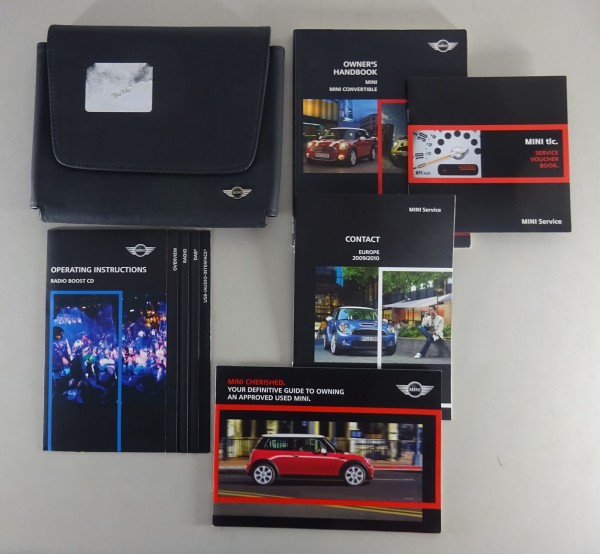 Owner's Manual + Wallet R56 / R57 Mini + Mini Convertible / Cabrio 08/2009