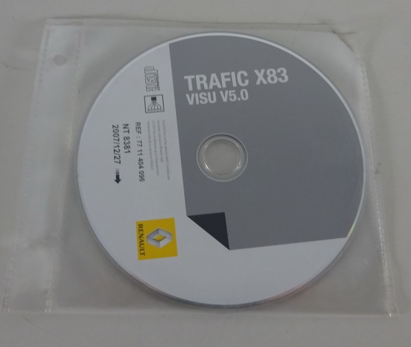 Schaltpläne auf CD Renault Trafic - Baujahr 2007