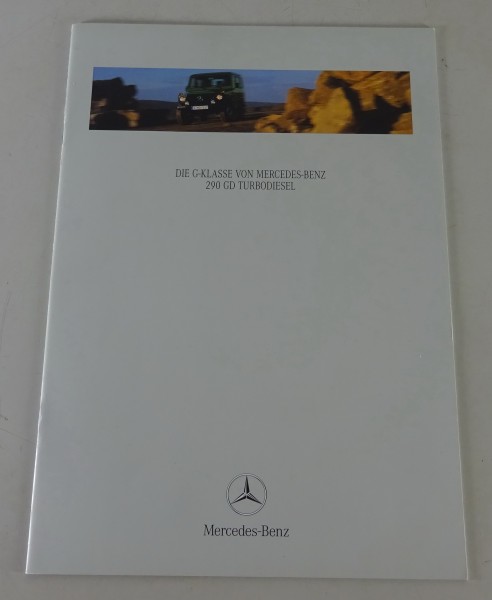 Prospekt / Broschüre Mercedes-Benz G-Klasse / G-Modell W461 Stand 06/1999