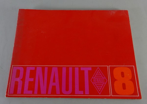 Prospekt / Broschüre Renault R8 Stand 1962 - 1973