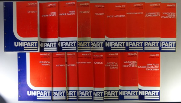 Teilekatalog / Parts Catalogue Unipart für British Leyland '1980 - 1981