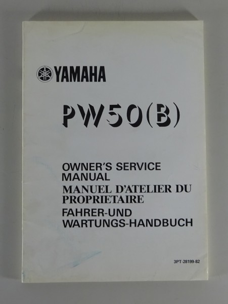 Betriebsanleitung und Wartungshandbuch Yamaha PW 50 (B) Stand 08/1990