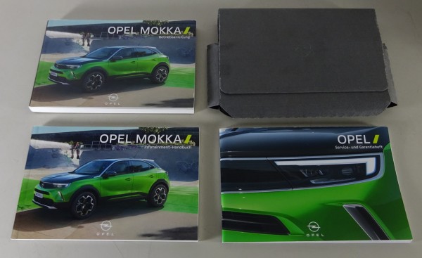 Bordmappe + Betriebsanleitung / Handbuch Opel Mokka B Stand 10/2022