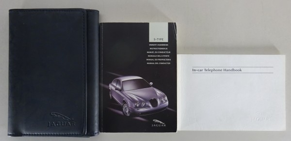 Owner's Manual + Wallet Jaguar S-Type date 2004