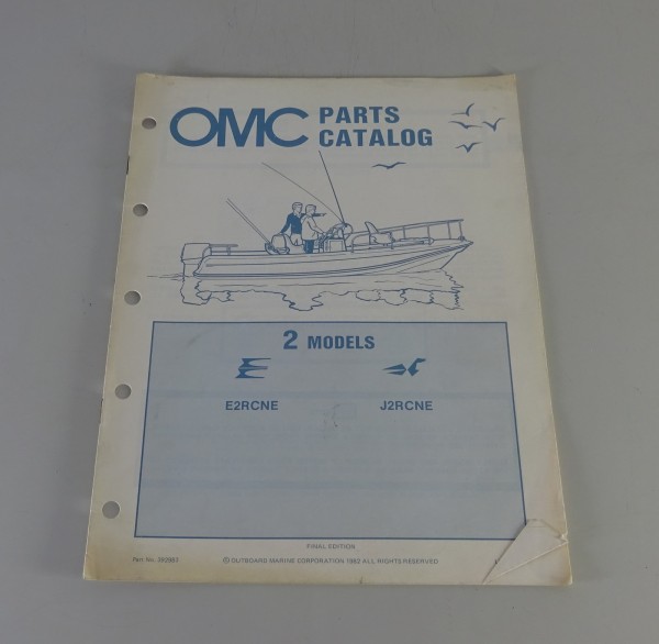 Teilekatalog OMC Johnson / Evinrude 2 PS Models Stand 1982