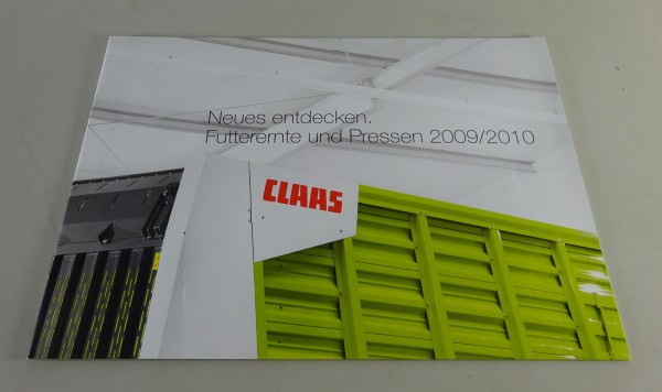 Prospekt Claas Futterernte und Pressen Neuheiten aus 2009 / 2010 Stand 07/2009