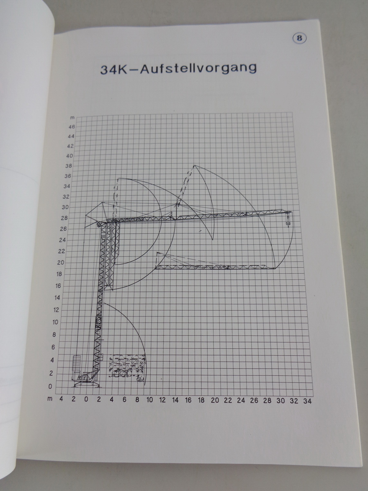Technische Beschreibung Liebherr Turmdrehkran 56 K von 03/1997 Datenblatt 