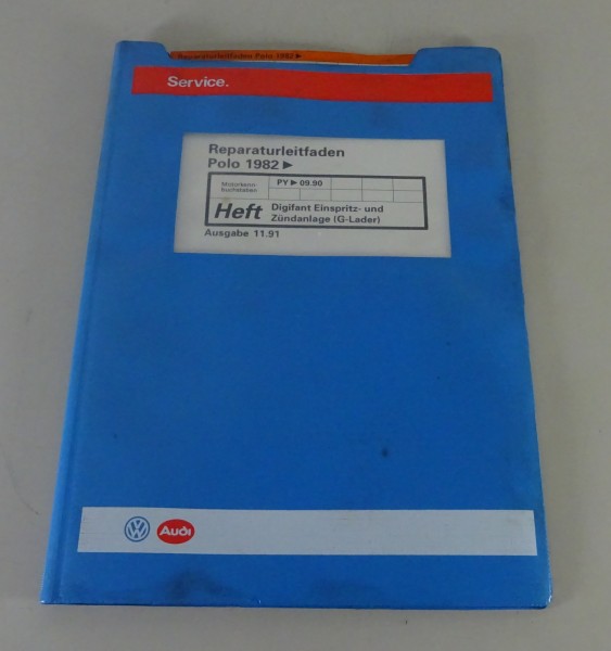Werkstatthandbuch VW Polo G40 Digifant Einspritz- & Zündanlage G-Lader von 11/91