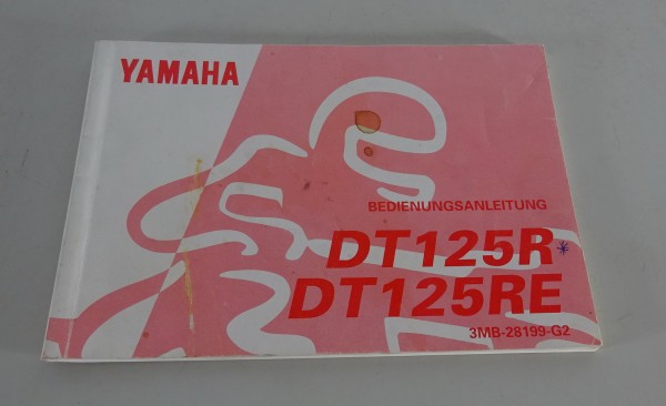 Betriebsanleitung / Handbuch / Owner´s Manual Yamaha DT 125 R / DT 125 RE von 95