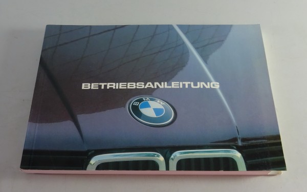 Betriebsanleitung BMW 3er E30 von 03/1983