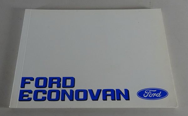 Betriebsanleitung / Handbuch Ford Econovan Stand 09/1986