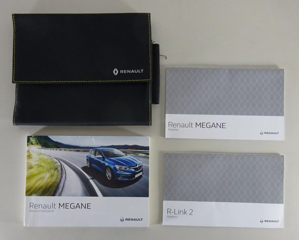 Dossier de bord + manuel d'utilisation Renault Megane IV Mise à jour 09/2015