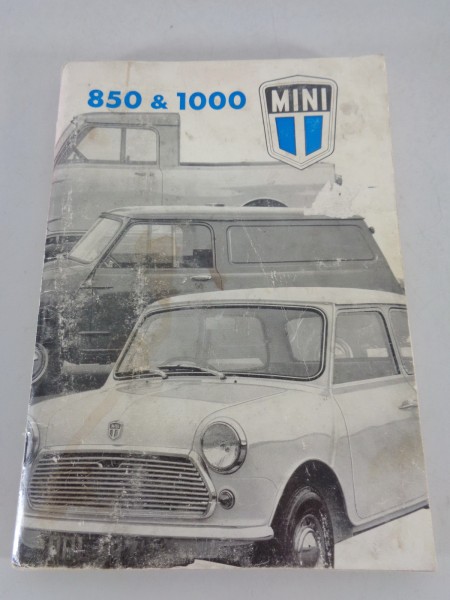 Betriebsanleitung British Leyland Austin Mini 850 / 1000 von 1975 auf Deutsch