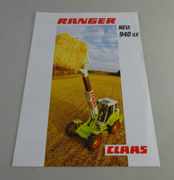 Prospekt / Broschüre Claas Ranger 940 GX