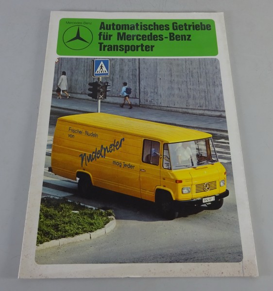 Prospekt Mercedes-Benz Automatik Getriebe in T2 Düdo Düsseldorfer Transporter´75