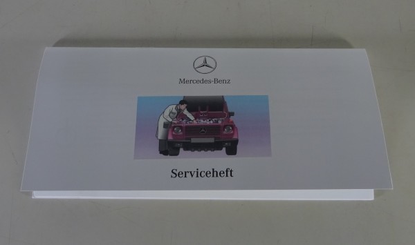 Scheckheft / Serviceheft blanko Mercedes-Benz G-Klasse W 463 Stand 05/1999