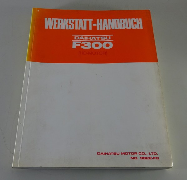 Werkstatthandbuch für HD-Motor Daihatsu F300 Feroza Benziner Stand 04/1989