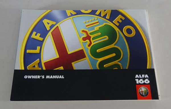 Owner´s Manual / Betriebsanleitung Alfa Romeo 166 Stand 01/2002