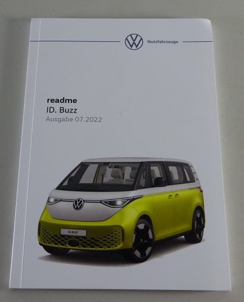 Kurzanleitung / Handbuch / readme VW ID. Buzz Stand 07/2022