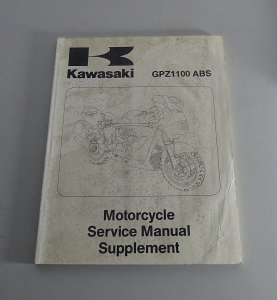 Nachtrag für Werkstatthandbuch / Workshop Manual Kawasaki GPZ 1100 ABS von 1995