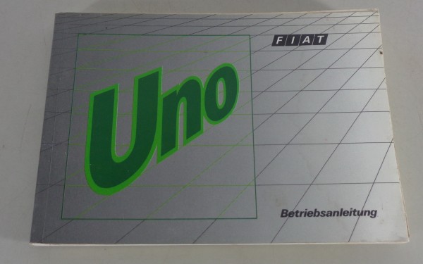 Betriebsanleitung / Handbuch Fiat Uno Stand 10/1990