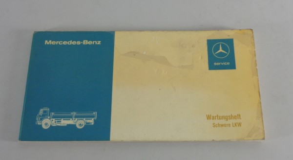Scheckheft / Wartungsheft Mercedes Benz Schwere LKW 1621 1924 2032...v. 10/1974