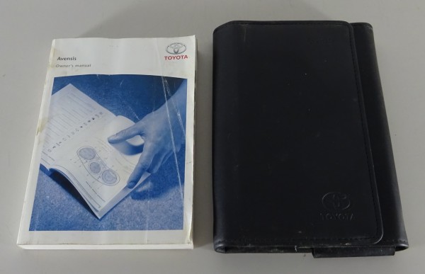 Owner's Manual / Handbook + Wallet Toyota Avensis from 2008