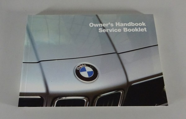 Owner's Manual / Service Booklet BMW 6-Series E24 628/635CSi + M635CSi from 1985