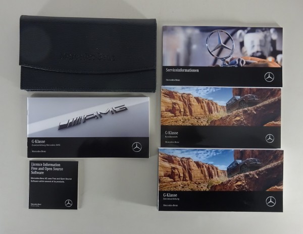 Bordmappe + Betriebsanleitung Mercedes Benz G-Klasse W463 + AMG Stand 2021