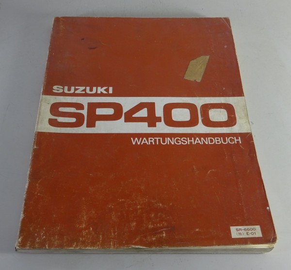 Werkstatthandbuch / Wartungsanleitung Suzuki SP 400 Stand 03/1981