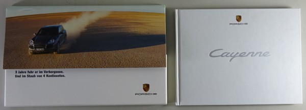 Prospekt / Broschüre Porsche Cayenne Typ 9PA Stand 09/2002