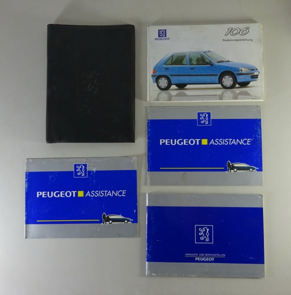 Bordmappe mit Betriebsanleitung / Handbuch Peugeot 106 Stand 12/1997