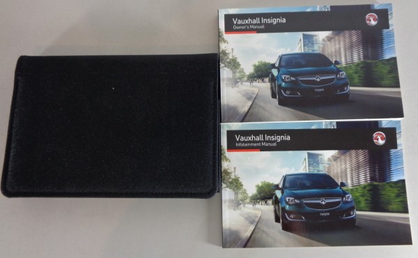 Owner's Manual + Wallet Opel / Vauxhall Insignia A Facelift printed 01/2016
