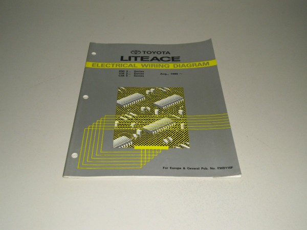 Werkstatthandbuch Elektrik Toyota Liteace Stand 08/1990