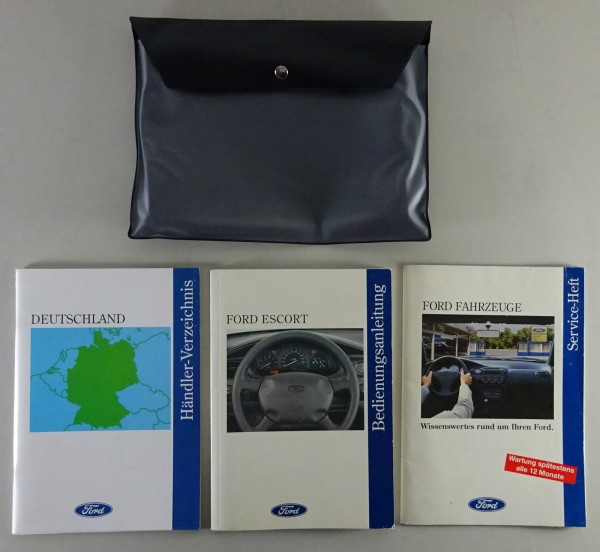 Bordmappe mit Betriebsanleitung / Handbuch Ford Escort ´95 Stand 03/1996