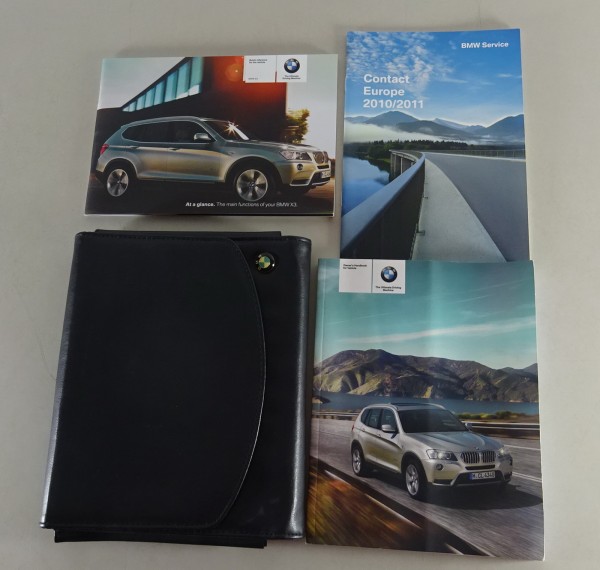 Owner's Manual + Wallet BMW X3 F25 X3 xDrive28i 35i 20d from 11/2010