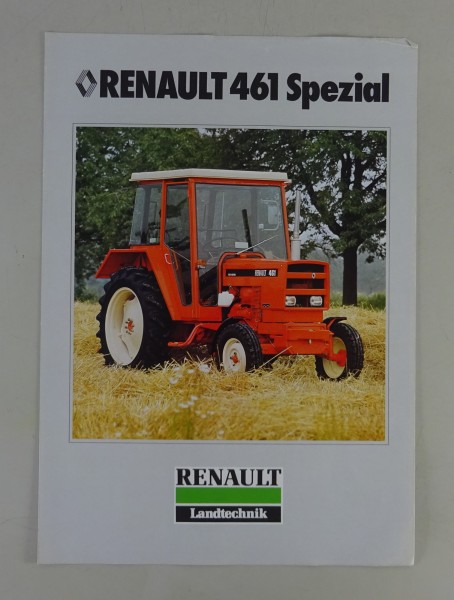 Prospektblatt / Datenblatt Renault Traktor 461 Spezial